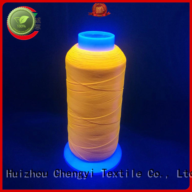 Chengyi colorful glow in the dark yarn cheapest price