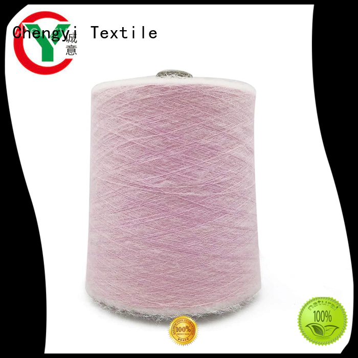 Chengyi cheapest factory price mohair knitting yarn professional for wholesale