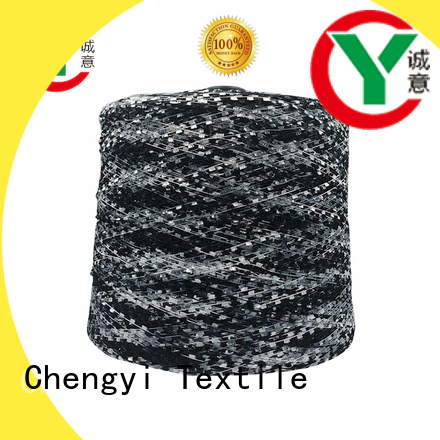 Chengyi brushed polyester yarn chic for wholesale