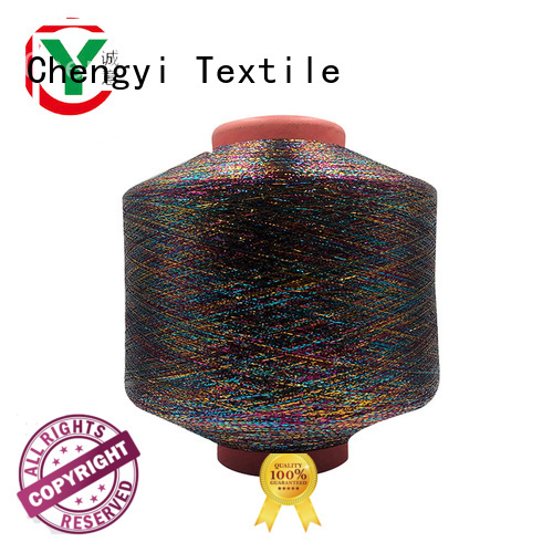 Chengyi wholesale metallic yarn for crochet high quality