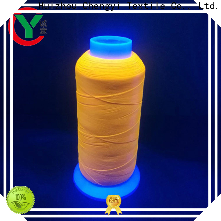 Chengyi colorful glow in the dark yarn wholesale cloths knitting