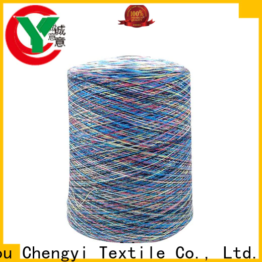 Chengyi rainbow knitting yarn hot-sale best factory