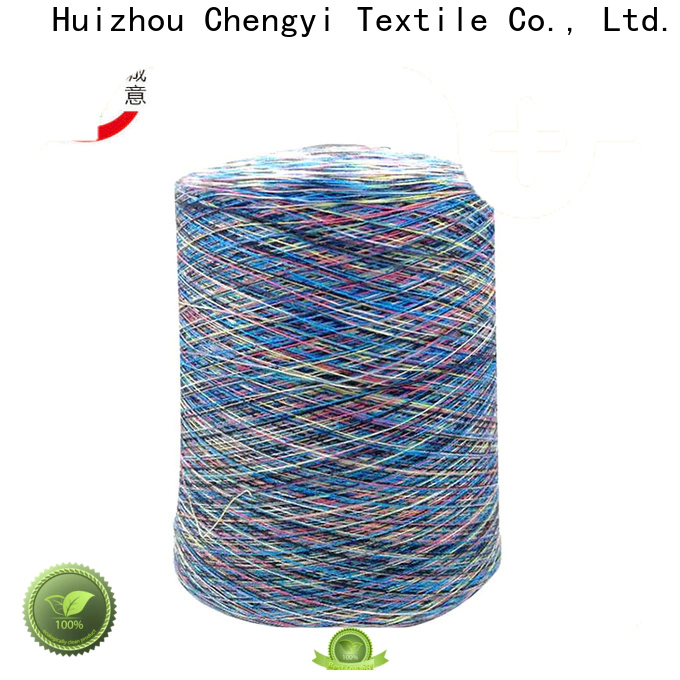 bulk supply space dyed polyester yarn hot-sale fast delivery