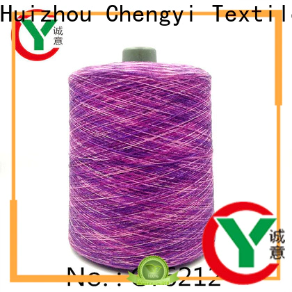 Chengyi bulk supply rainbow knitting yarn factory price for wholesale
