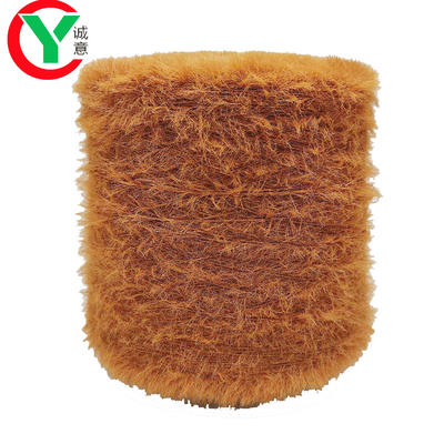 Chinese hot sale good quality100%nylon  mink fur feather yarn