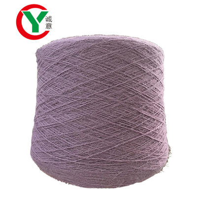 Colorful angora rabbit wool puffy blend fancy yarn  for knitting