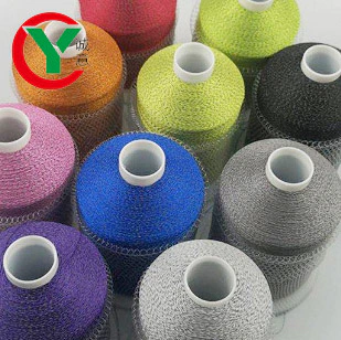 Custom width double-sides silver grey light reflex PET film thread soft  reflective fabric yarn for knitting