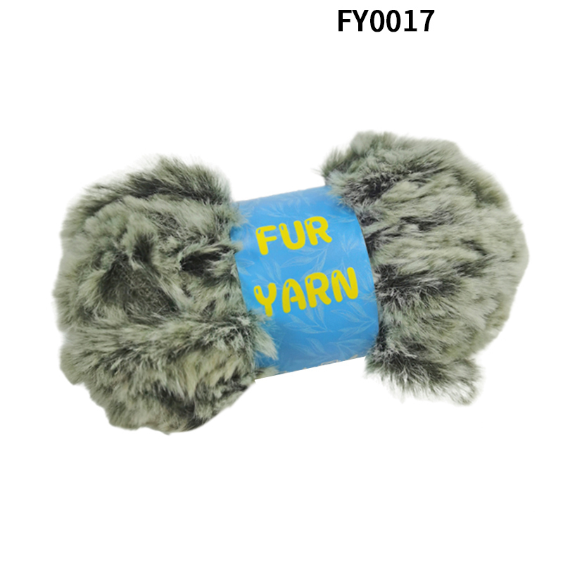 Wholesale High Quality Fluffy and Soft Faux Fur Fancy Yarn Like Mink Crochet Yarn For Sweater