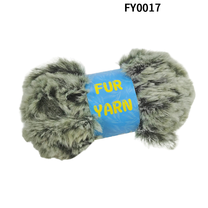 Wholesale High Quality Fluffy and Soft Faux Fur Fancy Yarn Like Mink Crochet Yarn For Sweater